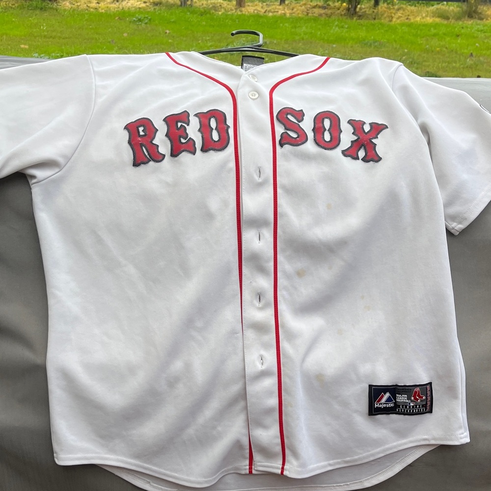 Pedroia Red Sox Jersey 2013 World Series Champions